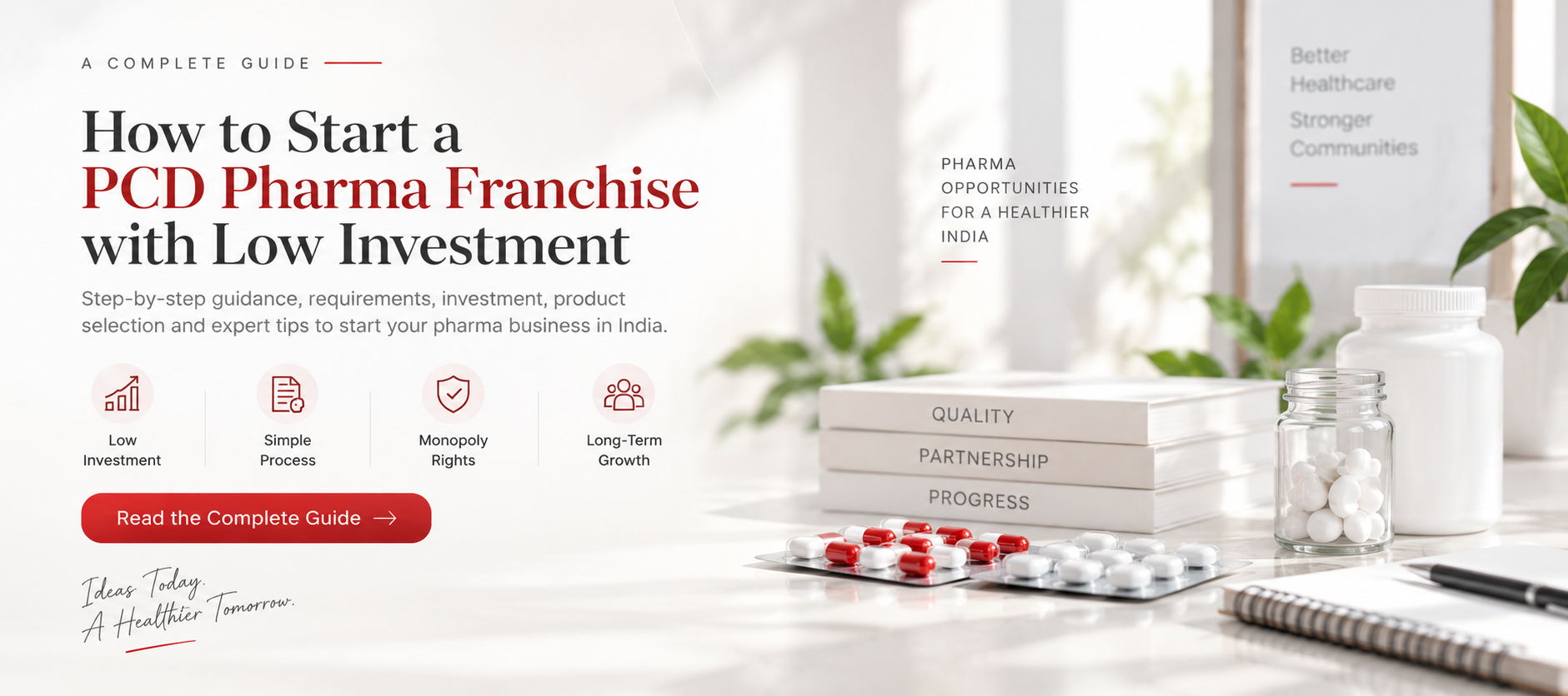 How to start a PCD pharma franchise business with low investment