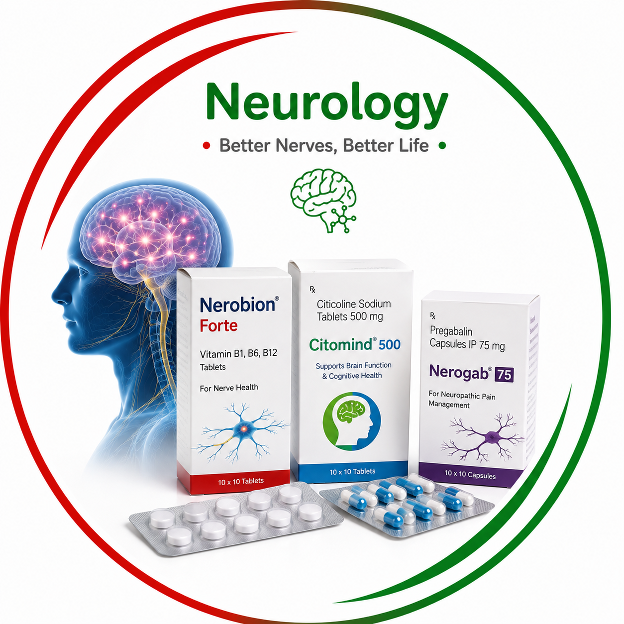 Neurology tablets and capsules - Mensa Medicare