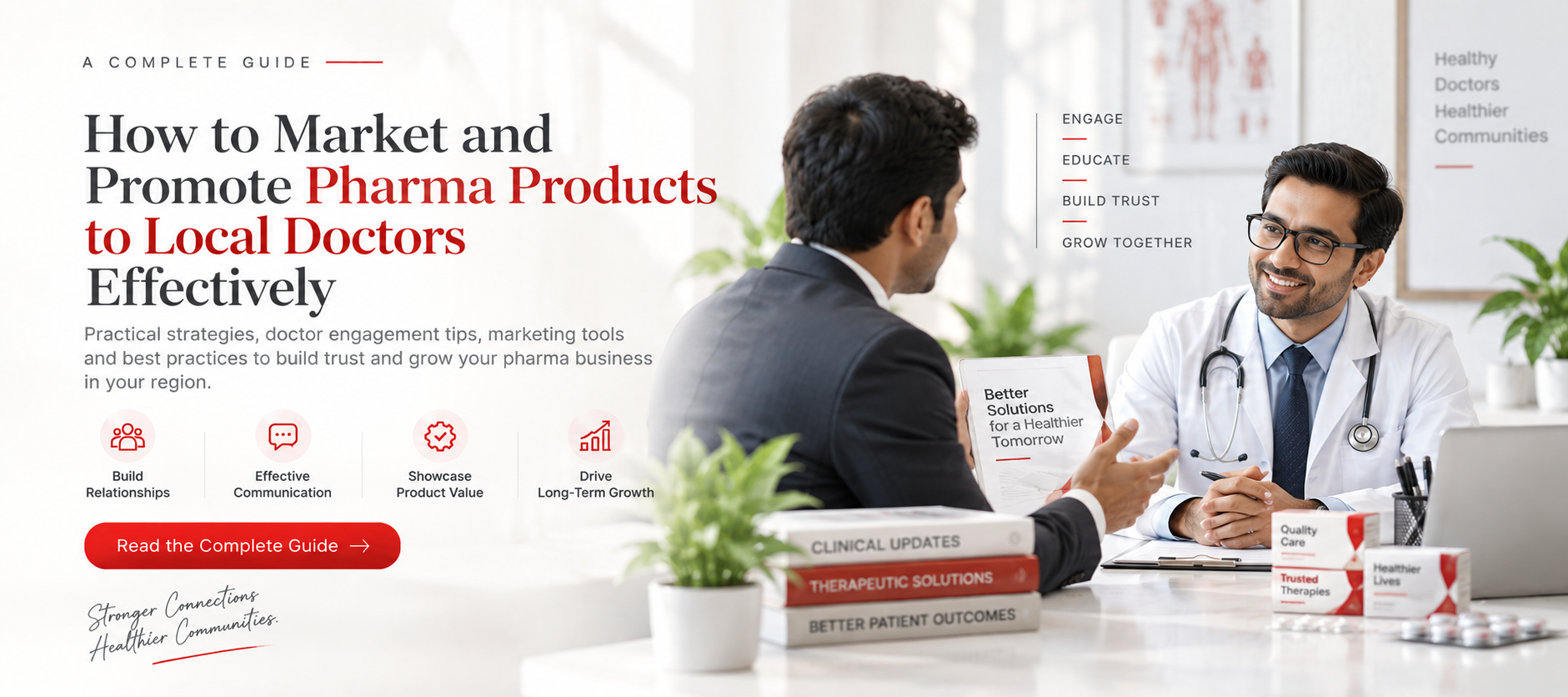 How to market and promote pharma products to local doctors effectively in India